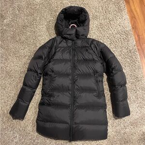 Women's North Face Black Puffer Coat